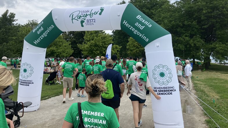 Participants of the Walk to remember