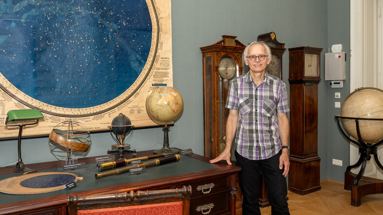 Manuel Güdel im Sternwartemuseum
