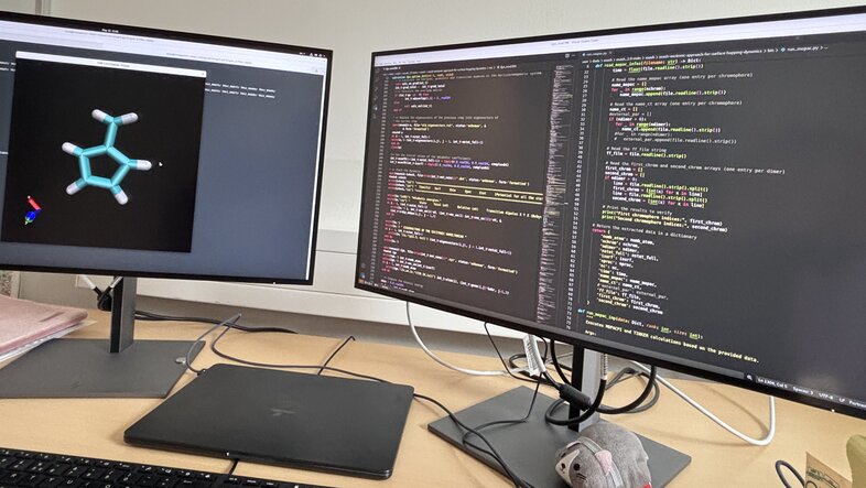 Foto vom Computerbildschirm