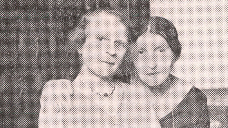 Charlotte Charlaque and her partner Toni Ebel