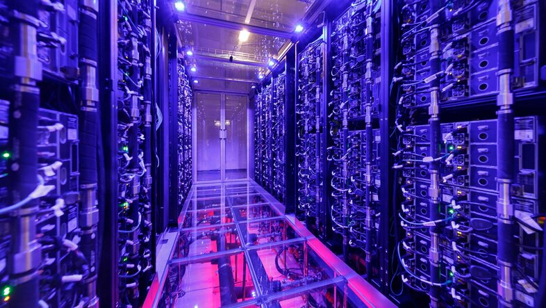 Server eines Supercomputers