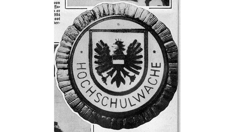 The badge of the University Guard 1935