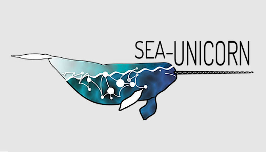 Grafik des Sea-Unicorn Logos